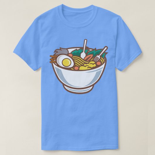 T-shirt Nourriture Bowl Noodles (Design devant)