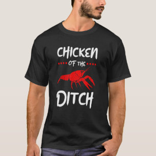 T-shirt Nourriture cajun d'écrevisses Poulet de la rigole