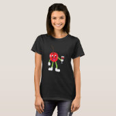 T-shirt Nourriture Cerises Brandy Cerise Branlée Fruit (Devant entier)