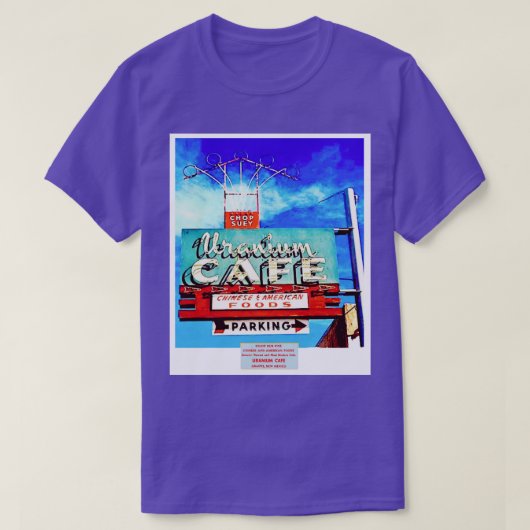 T-shirt Nourriture chinoise et américaine (Design devant)