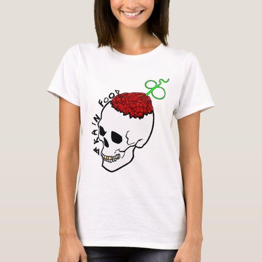 T-shirt Nourriture de cerveau (Devant)