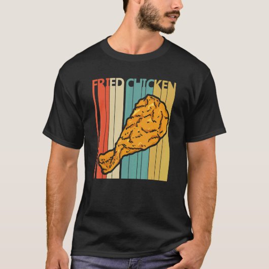 T-shirt Nourriture de poulet frit (Devant)