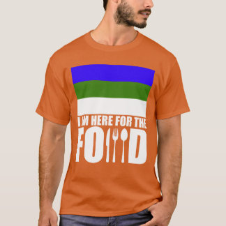 T-shirt Nourriture de souvenir de Komi voyage drôle