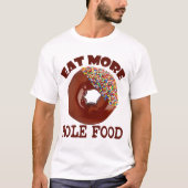 T-shirt Nourriture de trou (Devant)
