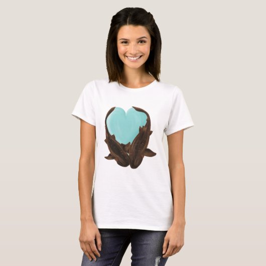 T-shirt Nourriture des requins (Devant entier)