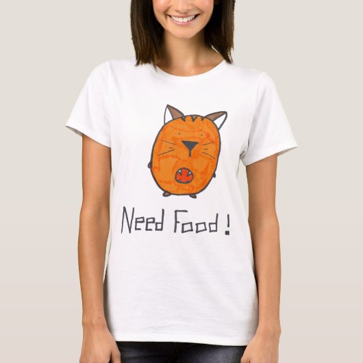 T-shirt nourriture du besoin (Devant)