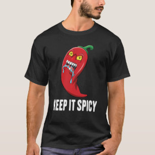 T-shirt Nourriture épicée Conserver épicé Poivrons Chili é