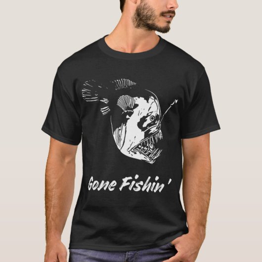 T-shirt Nourriture et plaisir de pêche (Devant)