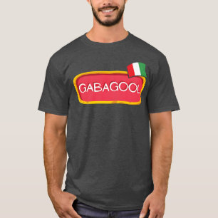 T-shirt nourriture italienne gabagool drôle