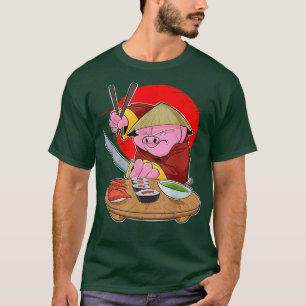 T-shirt Nourriture japonaise I Maki Lover I Samurai Sushi