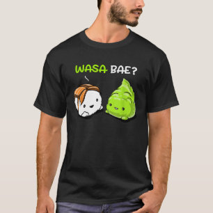 T-shirt Nourriture Japonaise Mignonne Wasabi Wasa Bae Femm