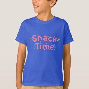 T-shirt Nourriture Mignonne à l'Heure du Snack A