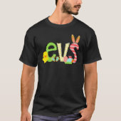 T-shirt Nourriture Pâques Mignonne Rn Evs Bunny Ears Joyeu (Devant)