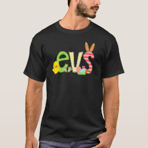 T-shirt Nourriture Pâques Mignonne Rn Evs Bunny Ears Joyeu