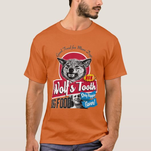 T-shirt Nourriture pour chiens Wolfsooth saveur Dirty Hipp (Devant)