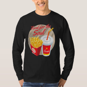 T-shirt Nourriture Pour Soul Soda Et Fries Les Aliments En