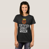 T-shirt Nourriture Queen Donut Certifiée 1 (Devant entier)