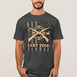 T-shirt Nourriture rapide de chasse vintage