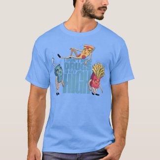T-shirt Nourriture riche en sucre drôle