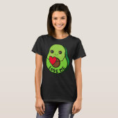 T-shirt nourriture végane à l'avocat (Devant entier)