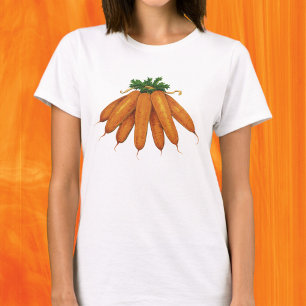 T-shirt Nourriture vintage, Bund de carottes biologiques L