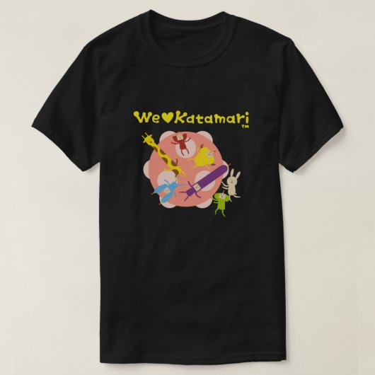 T-shirt Nous aimons Katamari (Design devant)
