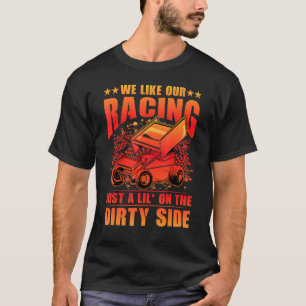 T-shirt Nous Aimons Notre Course Juste Un Lil' Sur Le Côté