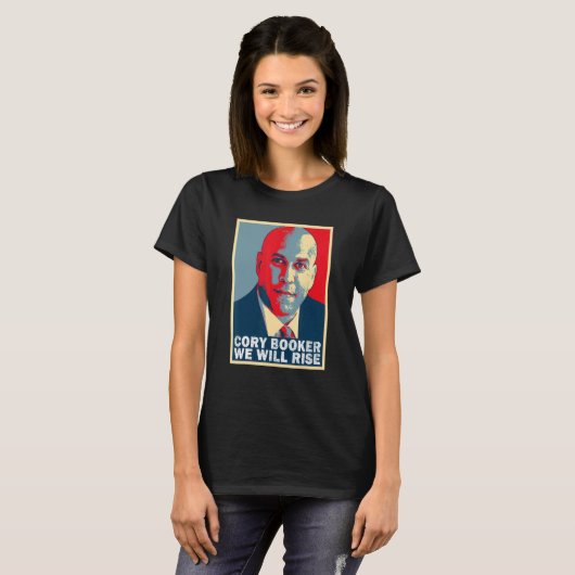 T-shirt Nous Allons Augmenter Cory Booker (Devant entier)