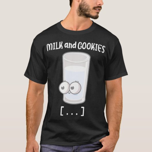 T-shirt Nous Allons Comme Du Lait Et Des Cookies Ensemble  (Devant)