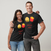 T-shirt Nous Allons Ensemble Comme Burger & Fries Journée (Unisexe)