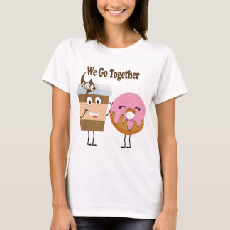 T-shirt Nous Allons Ensemble Comme Des Donuts Et Un T-Shir