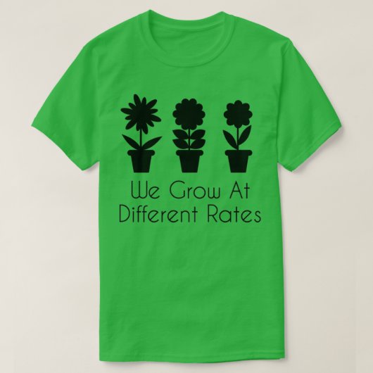 T-shirt Nous Augmentons À Des Taux Différents 11 (Design devant)