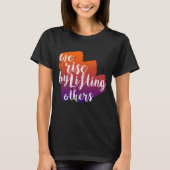 T-SHIRT NOUS AUGMENTONS EN ÉCLAIRANT D'AUTRES (Devant)