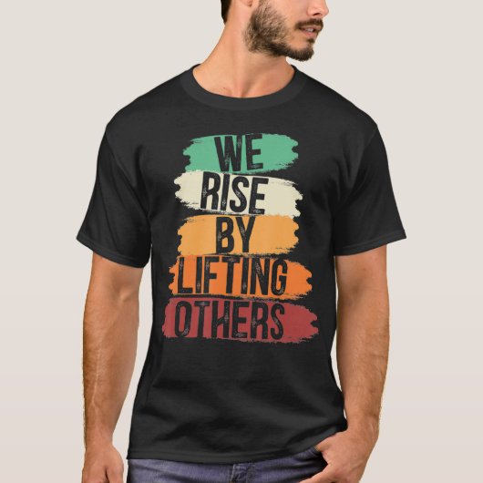 T-shirt Nous augmentons en levant d'autres pour un devis m (Devant)