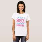 T-shirt Nous avons faim (Devant entier)