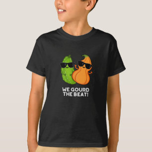 T-shirt Nous Avons Gourdi Le Beat Funny Veggie Pun Dark BG