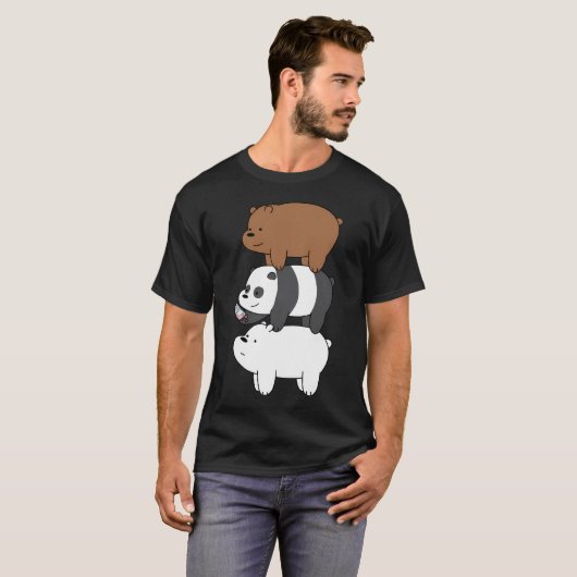 T-shirt Nous Avons Nu Bearsâ"¢ Grizzly, Panda Et Ours De G (Devant entier)