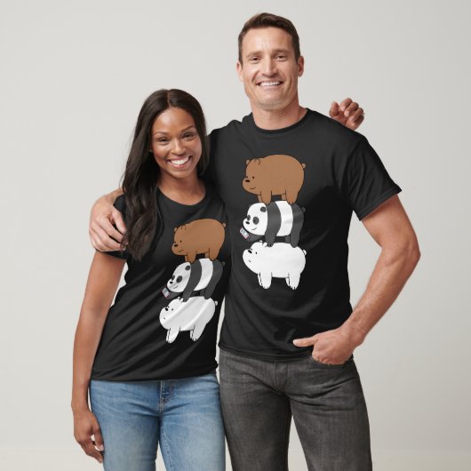 T-shirt Nous Avons Nu Bearsâ"¢ Grizzly, Panda Et Ours De G (Unisexe)