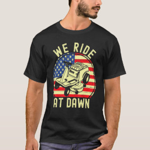 T-shirt Nous Circulons À L'Aube Pelouse tondeuse