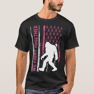 T-shirt Nous combattons ensemble Cancer du sein American F