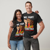 T-shirt Nous combattons ensemble VASCULITIS SENSIBILISATIO (Unisexe)