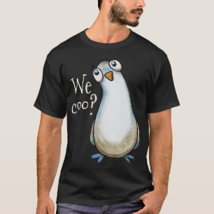 T-shirt Nous Coo Curious Pigeon pour les amateurs de Pigeo
