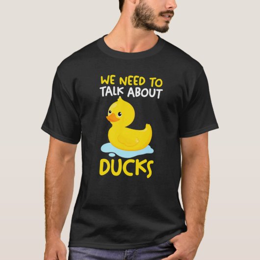 T-shirt Nous devons parler de canards Canards Canards Caou (Devant)
