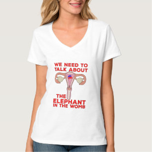 T-shirt Nous devons parler de l'éléphant dans le ventre
