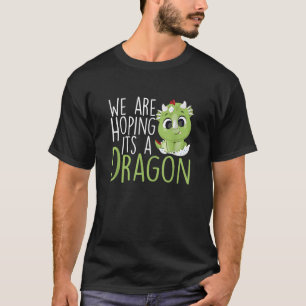 T-shirt Nous espérons que c'est un Dragon Baby Faire-part 