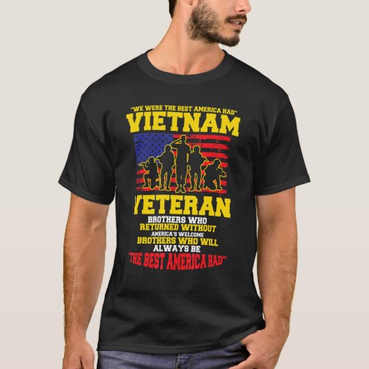 T-shirt Nous Étions Les Meilleurs États-Unis Si Viêt-nam V (Devant)