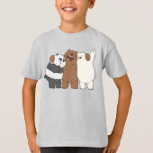 T-shirt Nous, Groupe Ours nu (Devant)