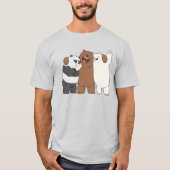 T-shirt Nous, Groupe Ours nu (Devant)