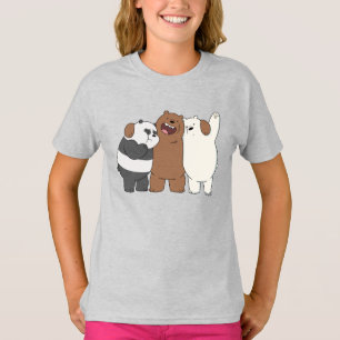 T-shirt Nous, Groupe Ours Nus Hug