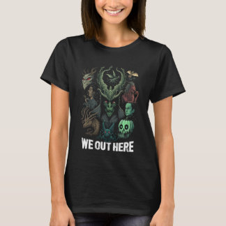 T-shirt Nous, Ici, Soutenons Toutes Vos Crypti Mythiques L